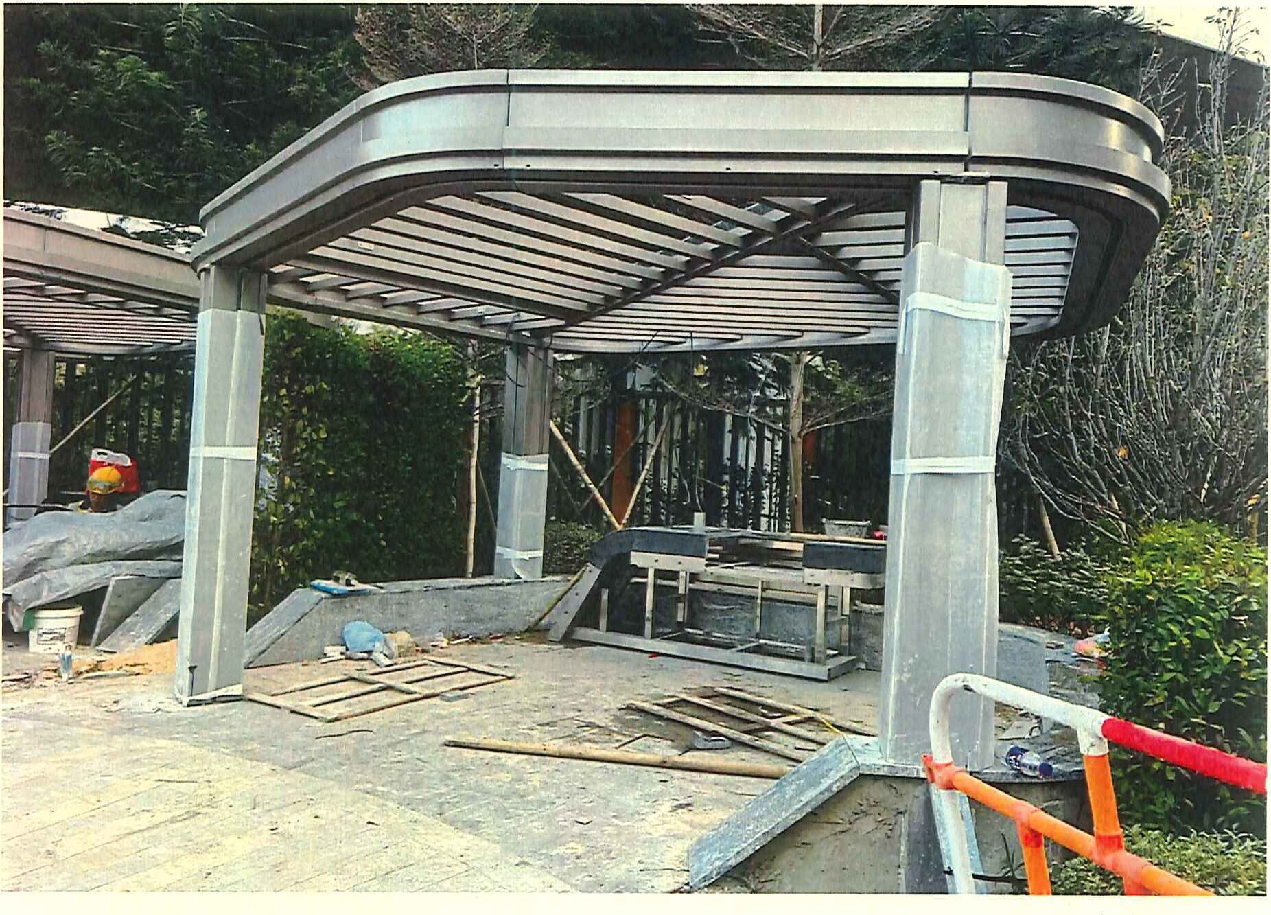 Metal pavilion
