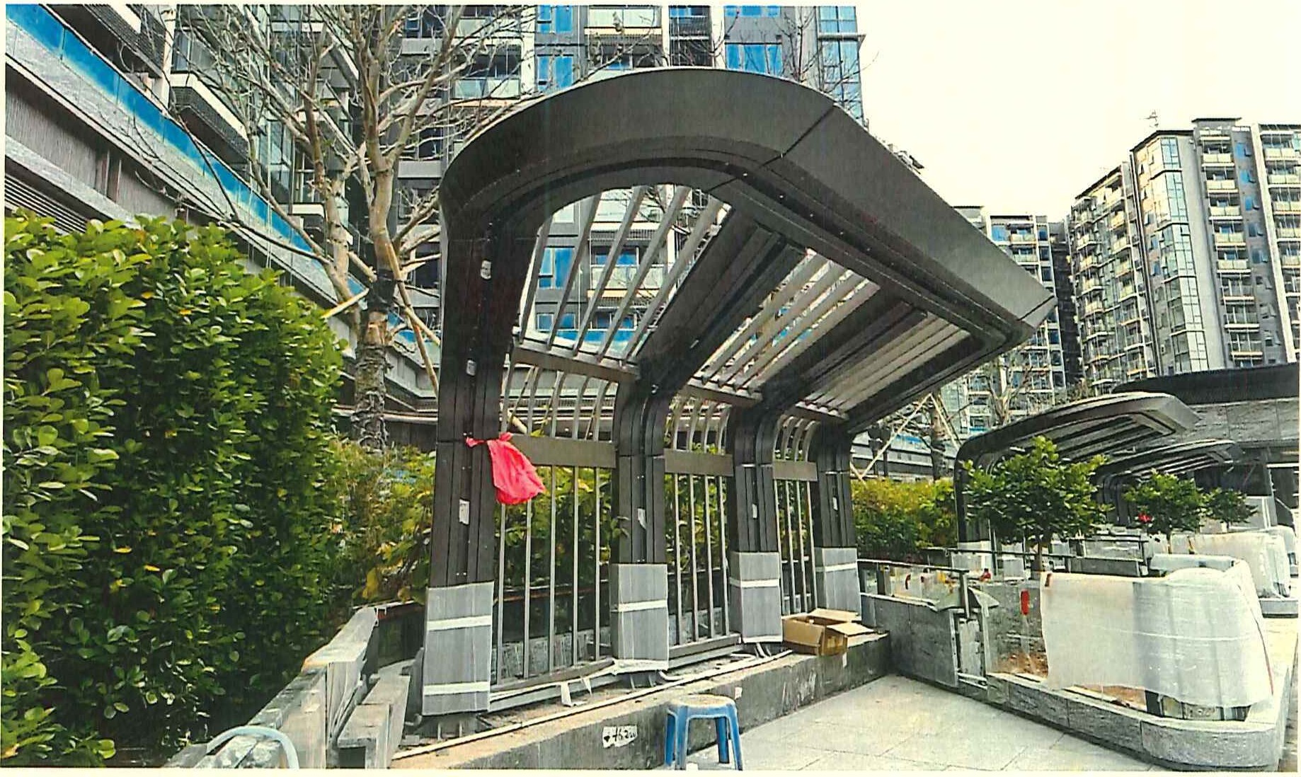 Glass canopy